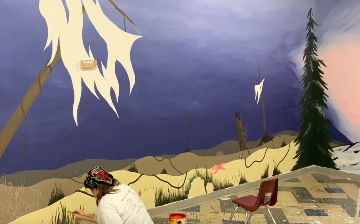 埃利斯通过壁画展示自己的艺术才华 1 萨凡纳埃利斯 22w5